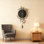 Grande horloge murale pour décor de salon fonctionnant à pile sans tic-tac pour la cuisine de bureau de 27,5 pouces grande horloge murale silencieuse unique pour l'intérieur