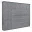 Grand lit escamotable mural avec armoires-107287795