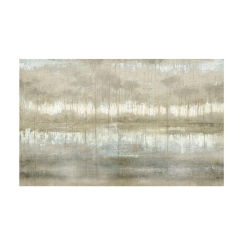 The Lake Print by Joshua Schicker, 36" H x 58" W x 1.5" D, Knife Gel