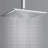 Contemporary Square Head Shower Series – Modern Wall-Mounted Brass Rainfall Shower