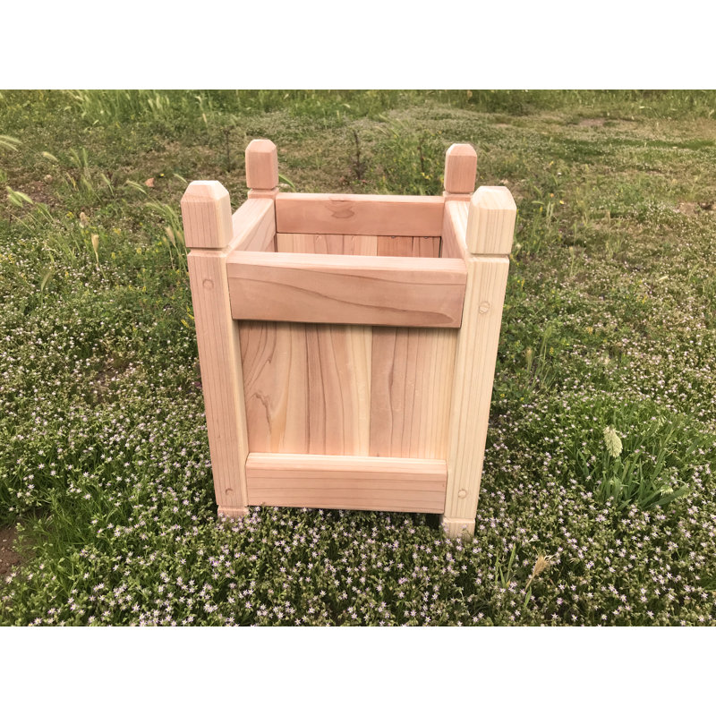 Pot à fleurs surélevé en bois, Naturel