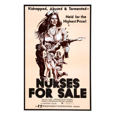 Pop Culture Graphics " Nurses For Sale Movie Poster "