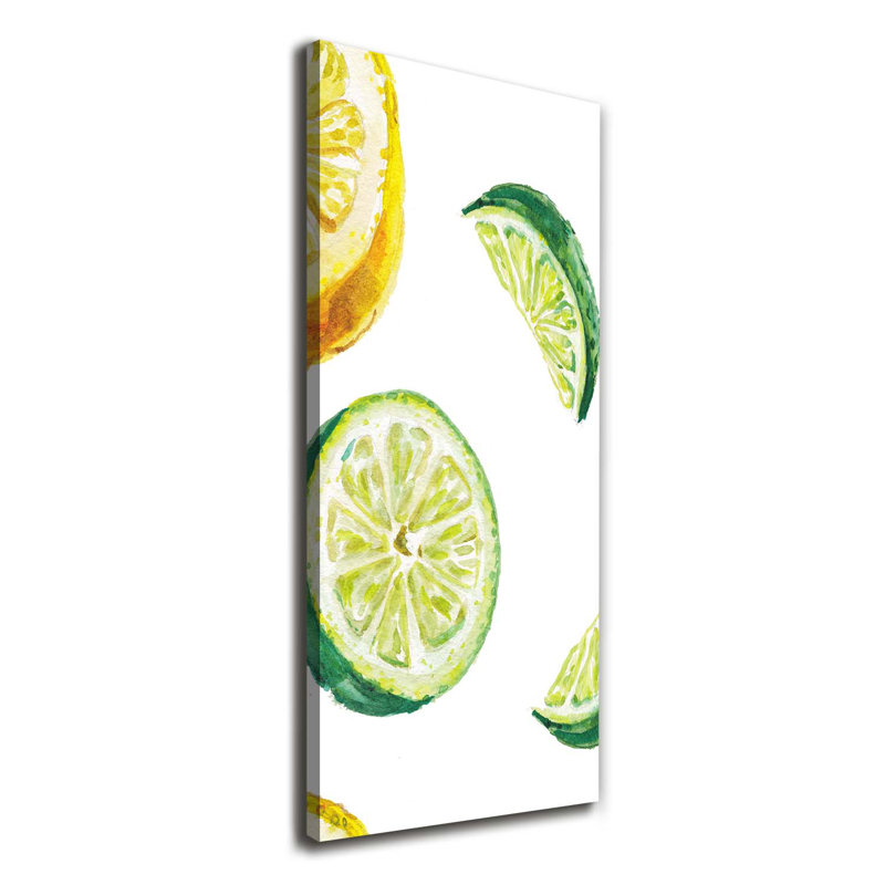 Limes And Lemons - Wrapped Canvas Print