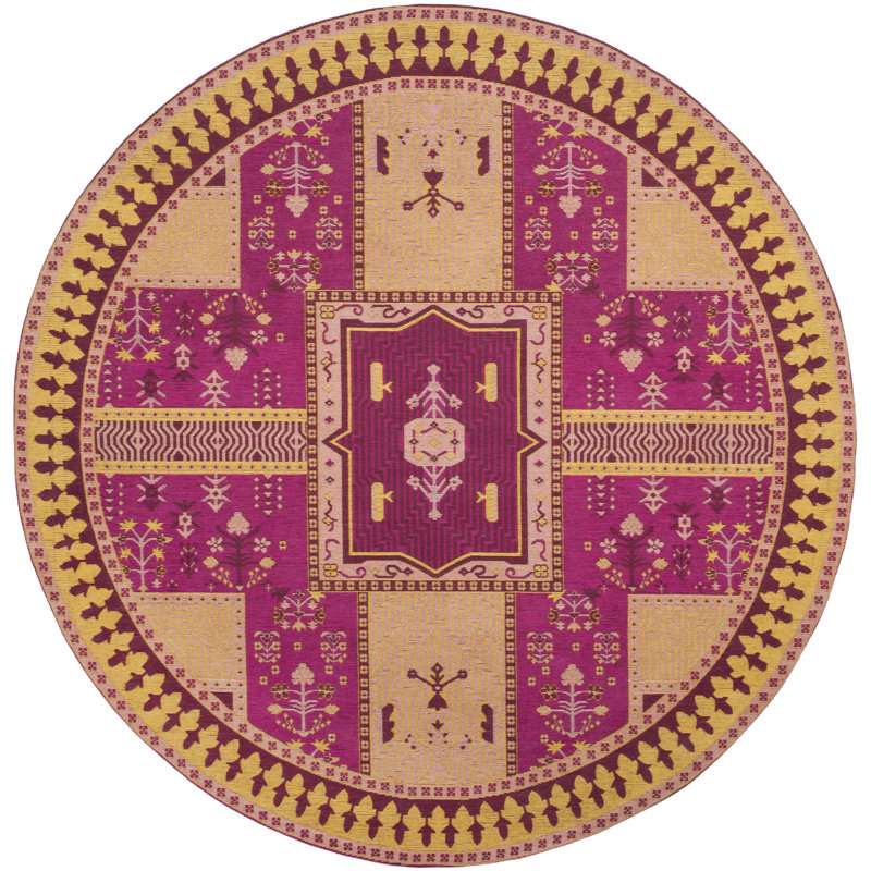 Estep Performance Geometric Rug, Round 6'