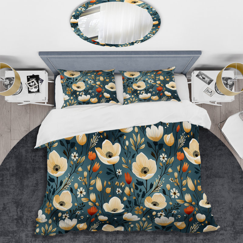 Ensemble de housse de couette Meingoldas, Housse de couette pour très grand lit et 2 très