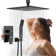 Rainfall Shower Faucet Set With 10inch Shower Head
