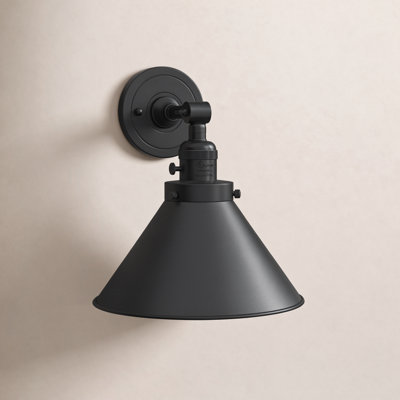 Dillon Single Light Dimmable Armed Sconce