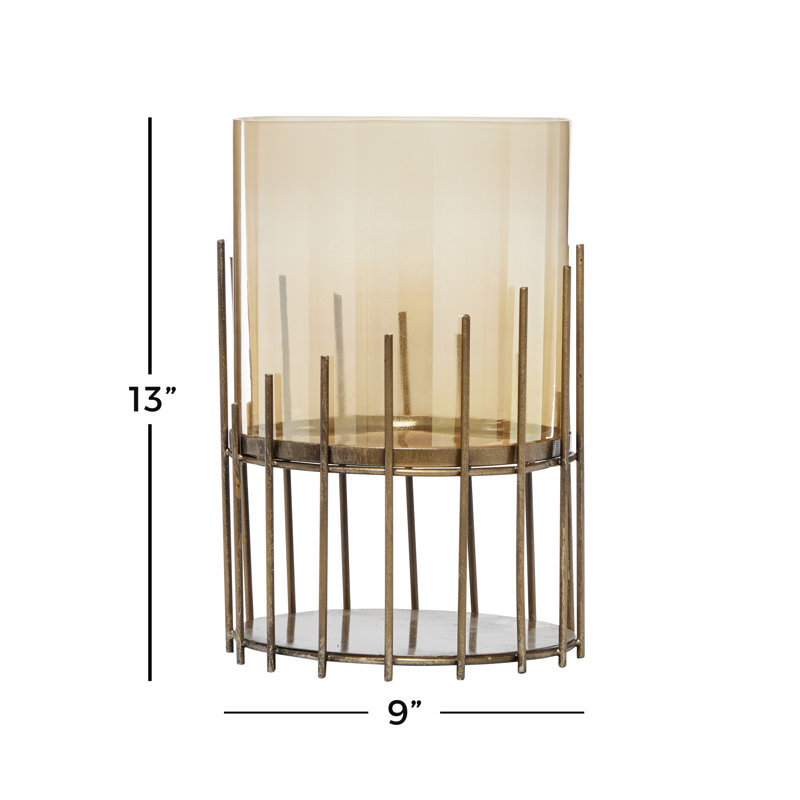 Porte-votive de table en verre 13 po