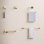 Cube 5-Piece Bathroom Hardware Set