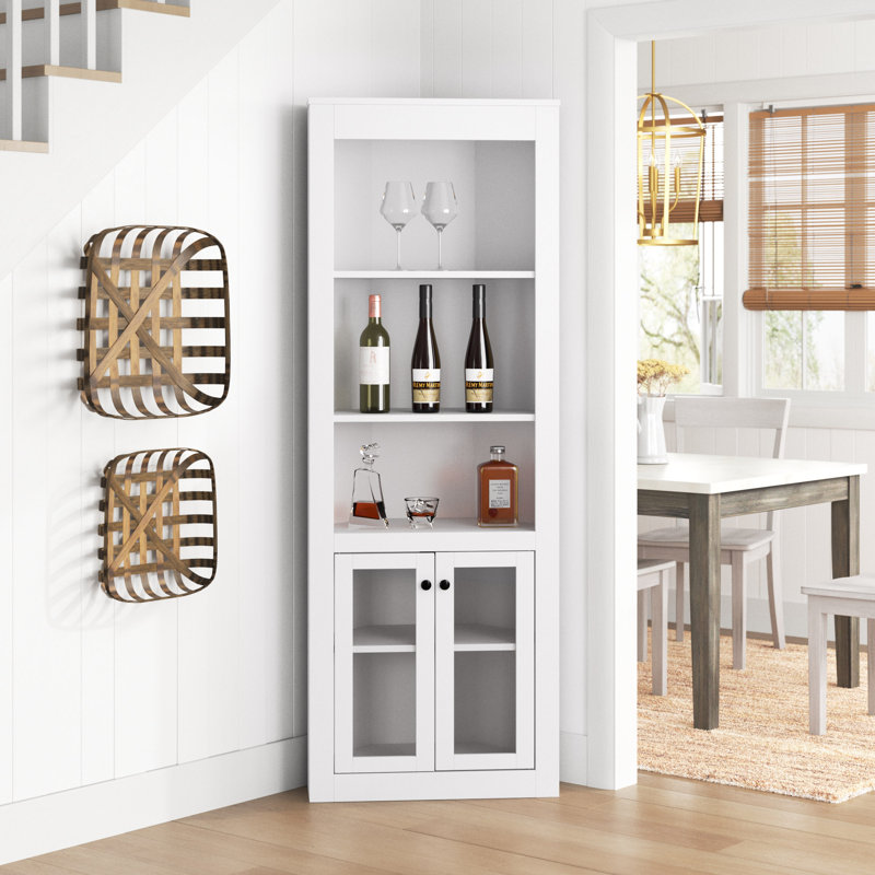 Jayson 24.4094'' Bar Cabinet, White