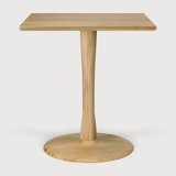 Torsion Square Solid Oak Dining Table
