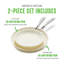 2 - Piece Non-Stick Ceramic Cookware Set
