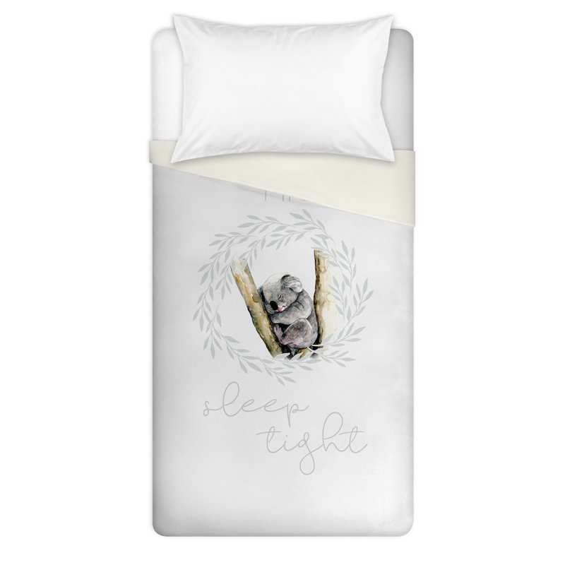 Housse de couette simple sleeping Koala