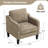 Mid-Century Accent Chairs Featuring Removable Cushions-2075942461