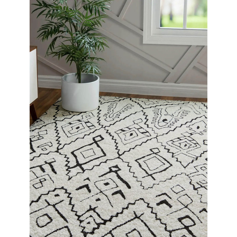 Tapis ivoire Aurelia, Rectangle 5 pi 3 po x 7 pi 2 po