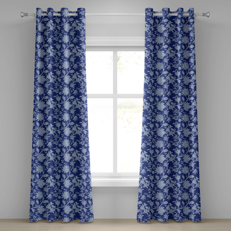 Sateen Blackout Curtains / Drapes Pair, 50" W x 84" L