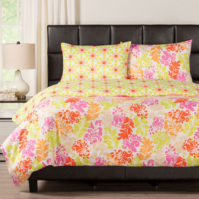 Spring Forward Motif Duvet Cover