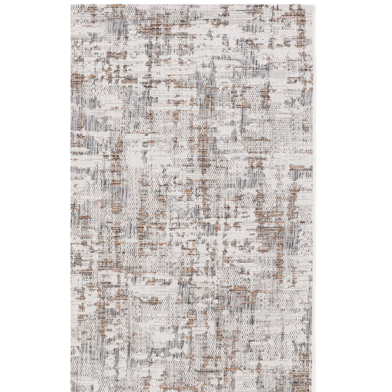 Courtyard Performance Abstract Indoor/Outdoor Area Rug, Rectangle 5'3" x 7'7"