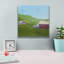  «Primaire 6» par Carol Young, art mural sur toile, 12 po x 12 po