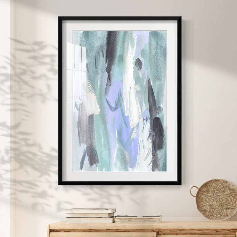 «Ocean Crush IV», impression encadrée, H 25,5 po x l 17,5 po, Noir