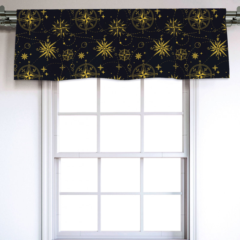 Sateen Ruffled Window Valance