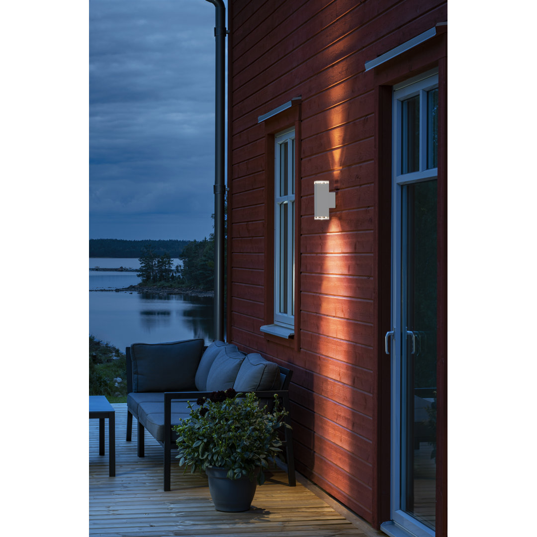 Pollux 2 Up Down Outdoor Armed Sconce