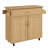 Kitchen Island With Spice Rack And Storage Cabinet - Rolling Cart With Drawers To Use As Coffee Bar, Microwave Stand, Or Storage-1495798119