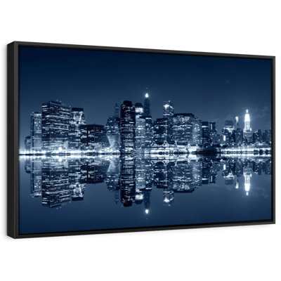 Illuminated NYC Skyline Canvas Print