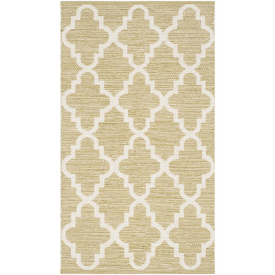 Lockbourne Hand Woven Cotton Geometric Rug