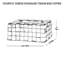 Elegant Tissue Box Cover For Home Decor, Hand-Painted Black And White Checkered Pattern, Decorative Holder For Standard Tissue Boxes