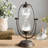 Decorative Metal Hourglass with White Sand-1444934652