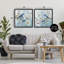 Ensemble de 2 cadres flottants Nature's Tranquility Florals, design par Nan-79341771-79341767