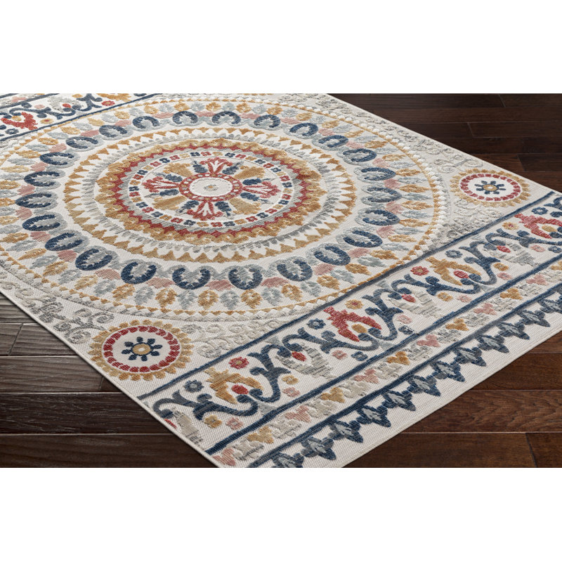 Behm Geometric Indoor / Outdoor Rug, Runner 2'7" x 7'3"