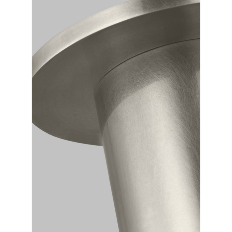 Ebell 1 - Light LED Flush Mount, Antique Nickel