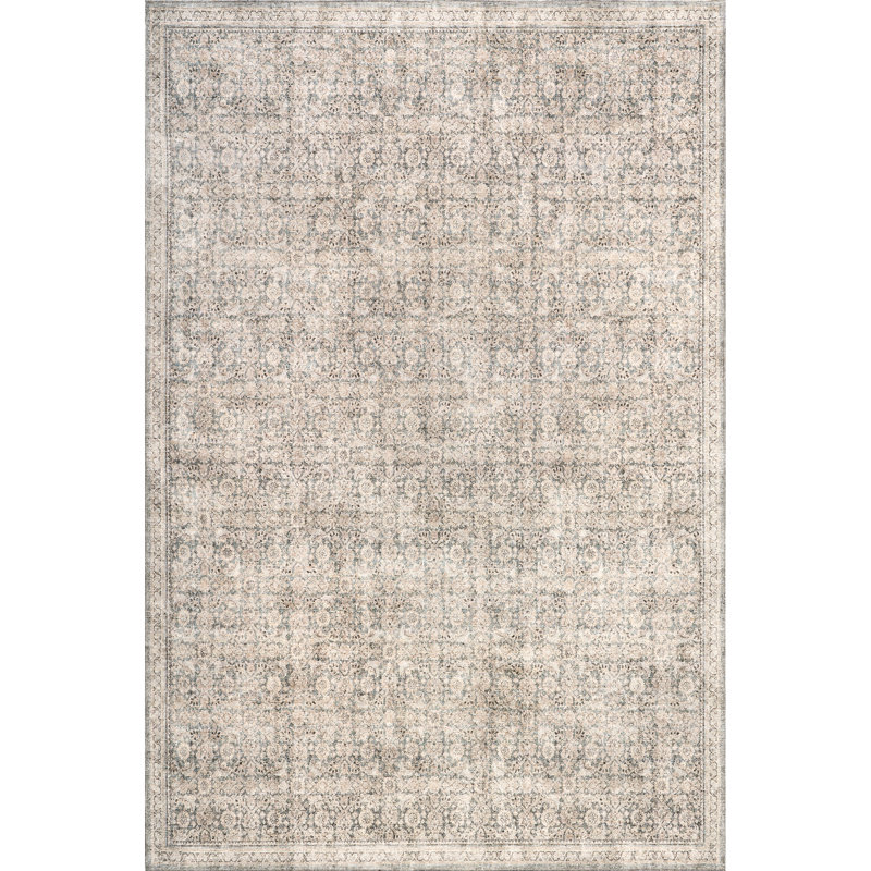 Tapis en mélange de jute de polyester Jeccica, Rectangle 7 pi 10 po x 10 pi