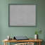 Tableau magnétique encadré gris sarcelle recyclé-101932495