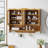 39.37"Retro 4 Door Wall-Mounted Cabinet-1942934846