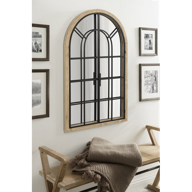 Farmann Solid Wood Arch Mirror
