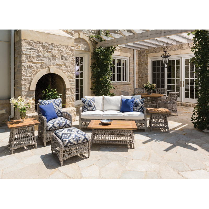 Mackinac Outdoor Lounge Chair, Demo Oatmeal