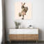 Art rétro, fleur de lapin de Pâques rétro, art mural classique rétro-129003440