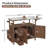 54.33" Farmhouse Rolling Outdoor Kitchen Cart-499141558
