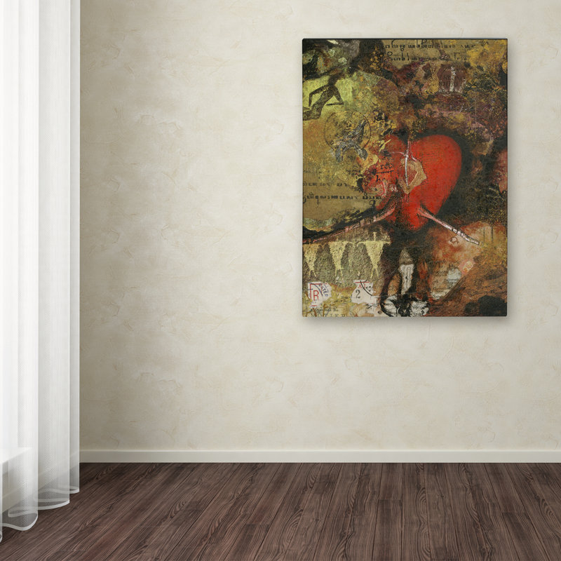 «Kaeya Heart» par Nick Bantock, impression sur toile tendue, H 24 po x l 18 po x P 2 po