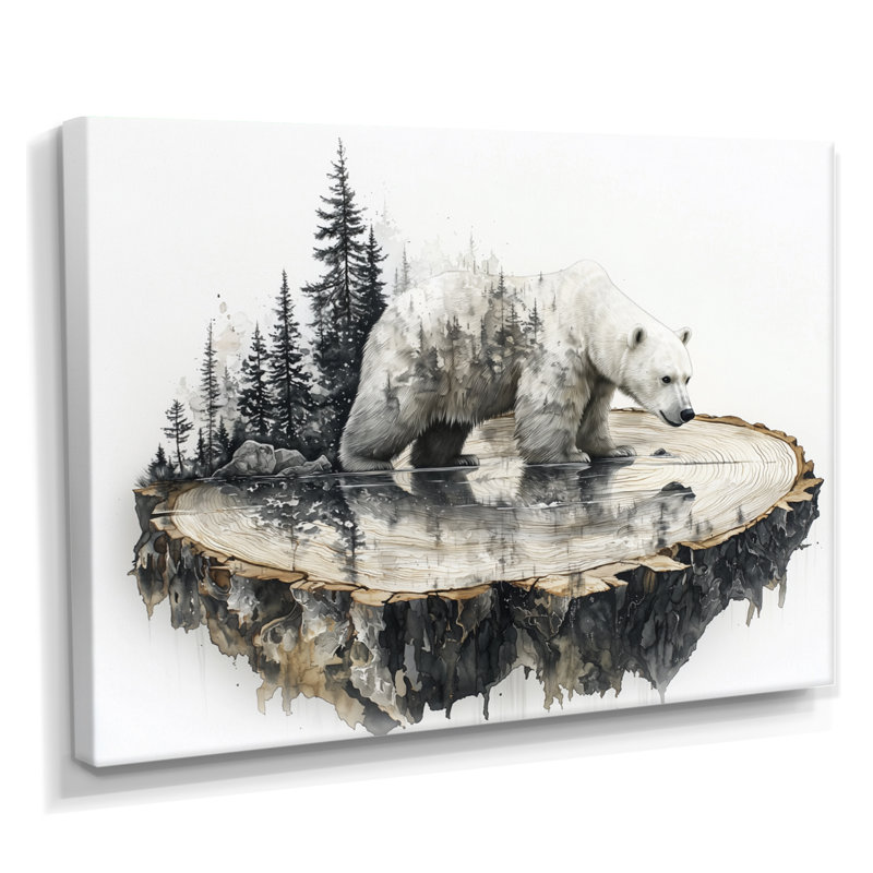 Gilbahar - animaux, art mural, H 12 po x l 20 po, Toile tendue