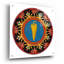  «Talavera Tex-mex 3» par Art Licensing Studio, art mural en verre acrylique, 24 po x 24 po-448420243