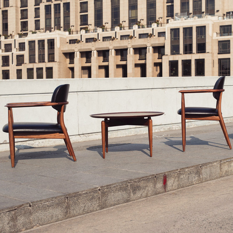 Slow Leather Arm Chair