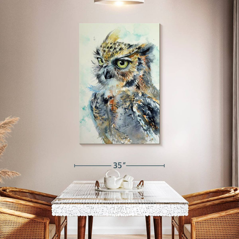 Brampt Proud Owl, 48" H x 32" W