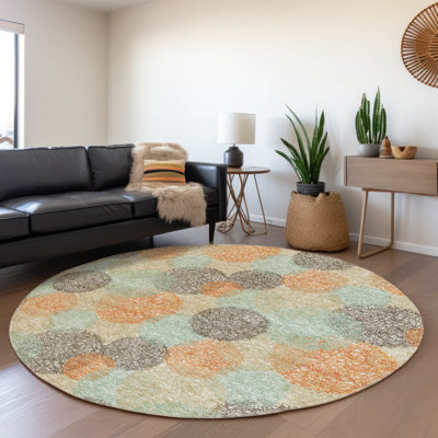 Tapis intérieur / extérieur lavable à la machine 3 pi x 5 pi ACN977 Chayden