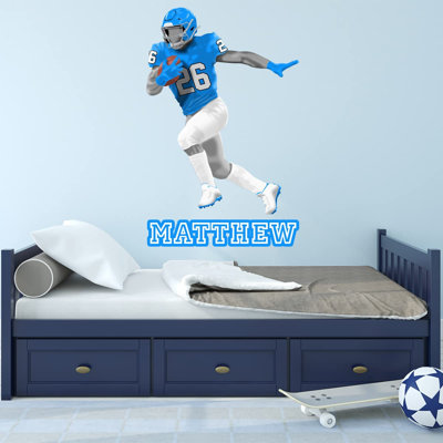 Adhésif décoratif footballeur