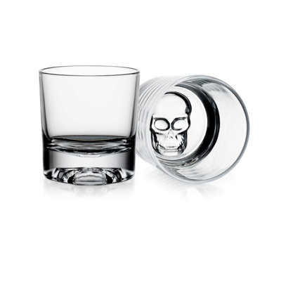 Skull 10 oz, Crystal Whiskey Glass