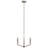 4-Light Brushed Nickel Convertible Chandelier-530860122